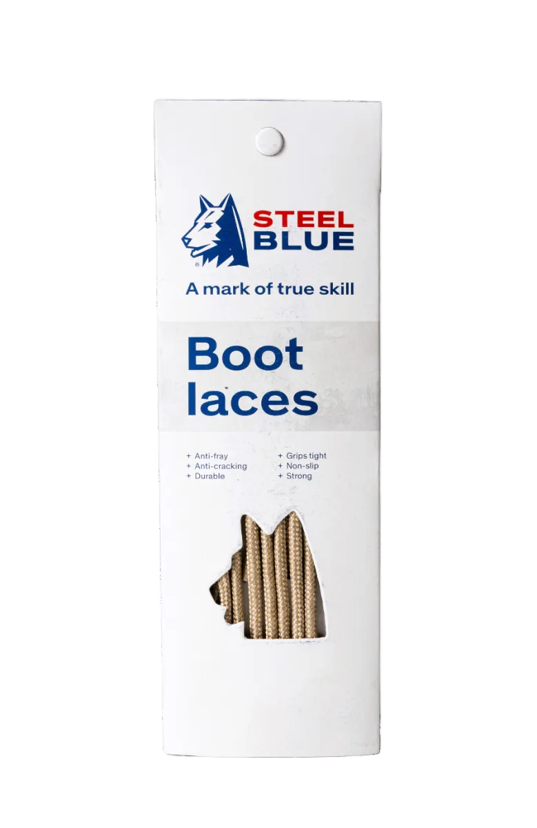 Steel Blue Laces Retail Sand