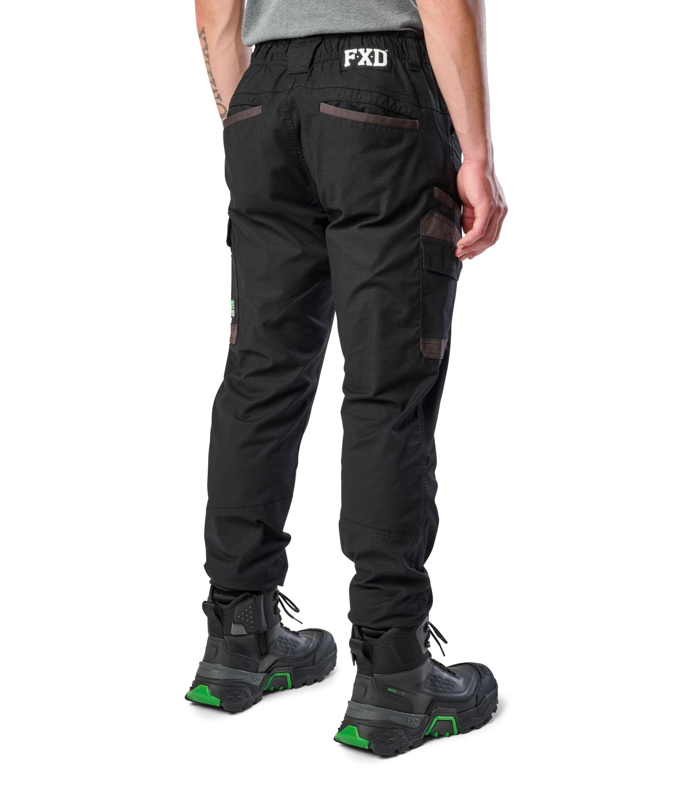 FXD Workwear Cuffed Elastic Waist Stretch Ripstop Pant (WP-12C)