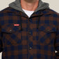 Hard Yakka Quilted Flannel Hooded Shacket (Y06690)