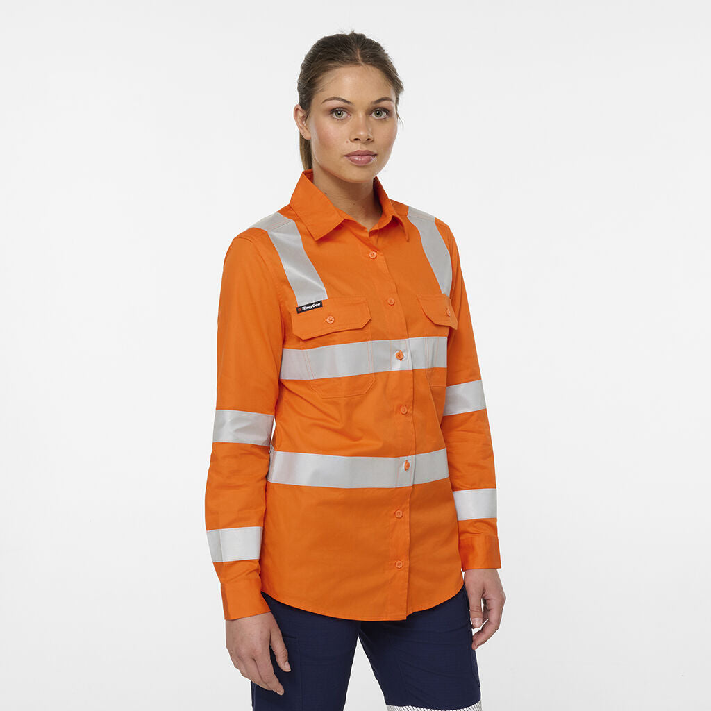 King Gee Women's Originals Vented Vic Rail Shirt (K44245)