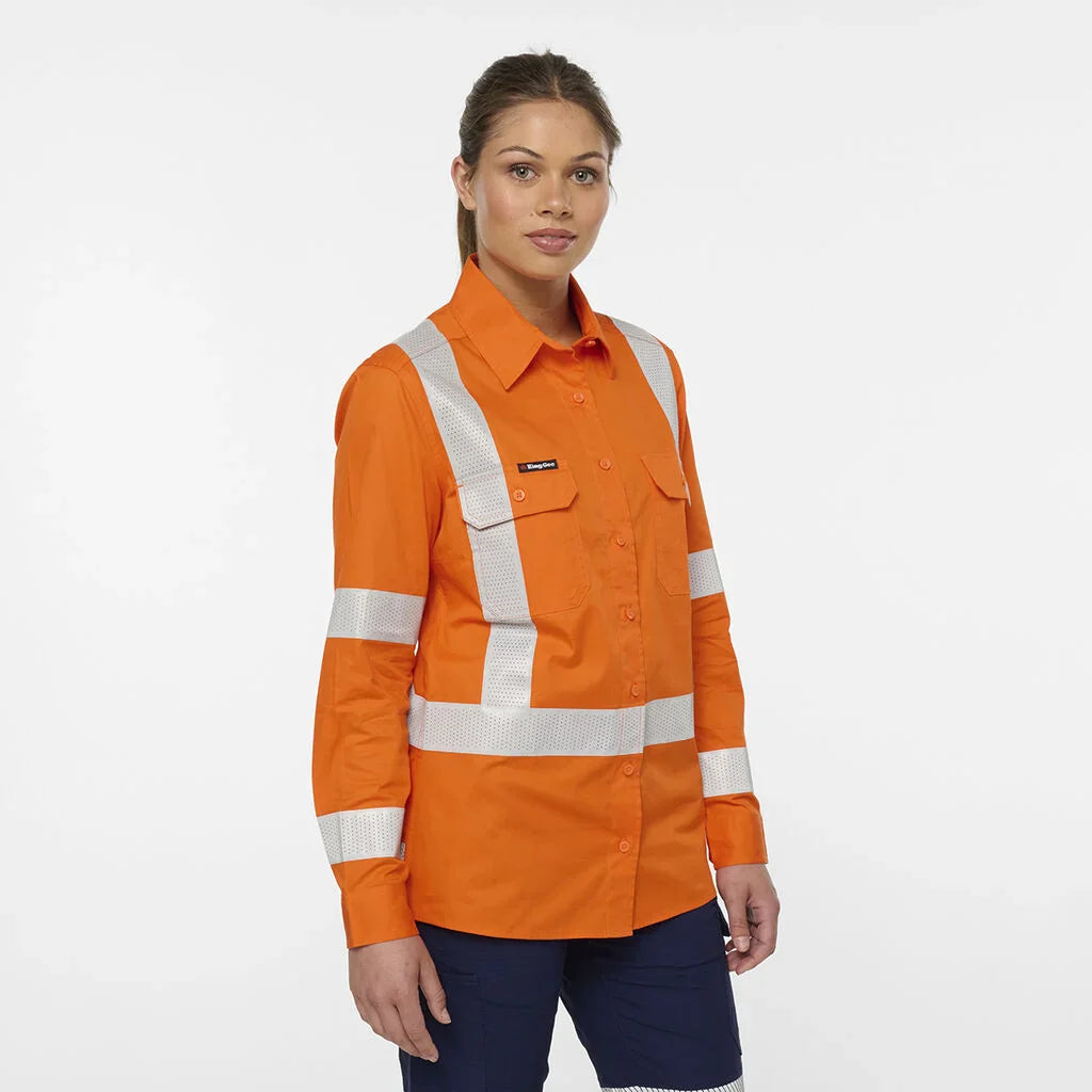 King Gee Women's Originals Vented NSW Rail Shirt (K44254)
