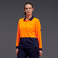 King Gee Women's Workcool Hyperfreeze Hi-Vis Long Sleeve Polo Shirt ( K44730)