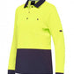 King Gee Women's Workcool Hyperfreeze Hi-Vis Long Sleeve Polo Shirt ( K44730)