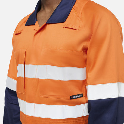 King Gee Originals Vented Spliced Hi-Vis Overall (K51006)