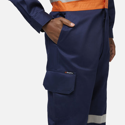 King Gee Originals Vented Spliced Hi-Vis Overall (K51006)