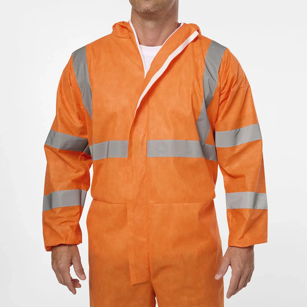 King Gee Originals Hi Vis Taped Disposable Coverall (K51012)