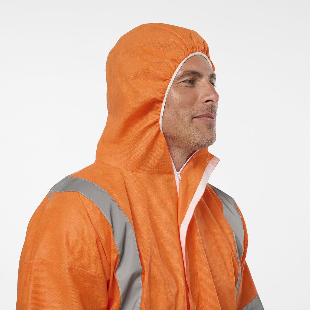 King Gee Originals Hi Vis Taped Disposable Coverall (K51012)