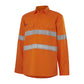 King Gee Workcool Vented Closed Front Shirt Taped Long Sleeve (K54916)