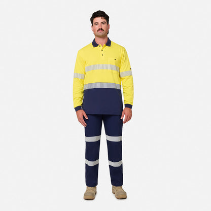 King Gee Originals Hi-Vis Spliced Cotton Polo (K54926)