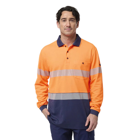 King Gee Originals Spliced Taped Cotton Back Polo (K54927)