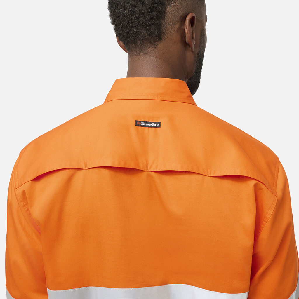 King Gee Originals Hi Vis Closed Front Shirt (K54934)