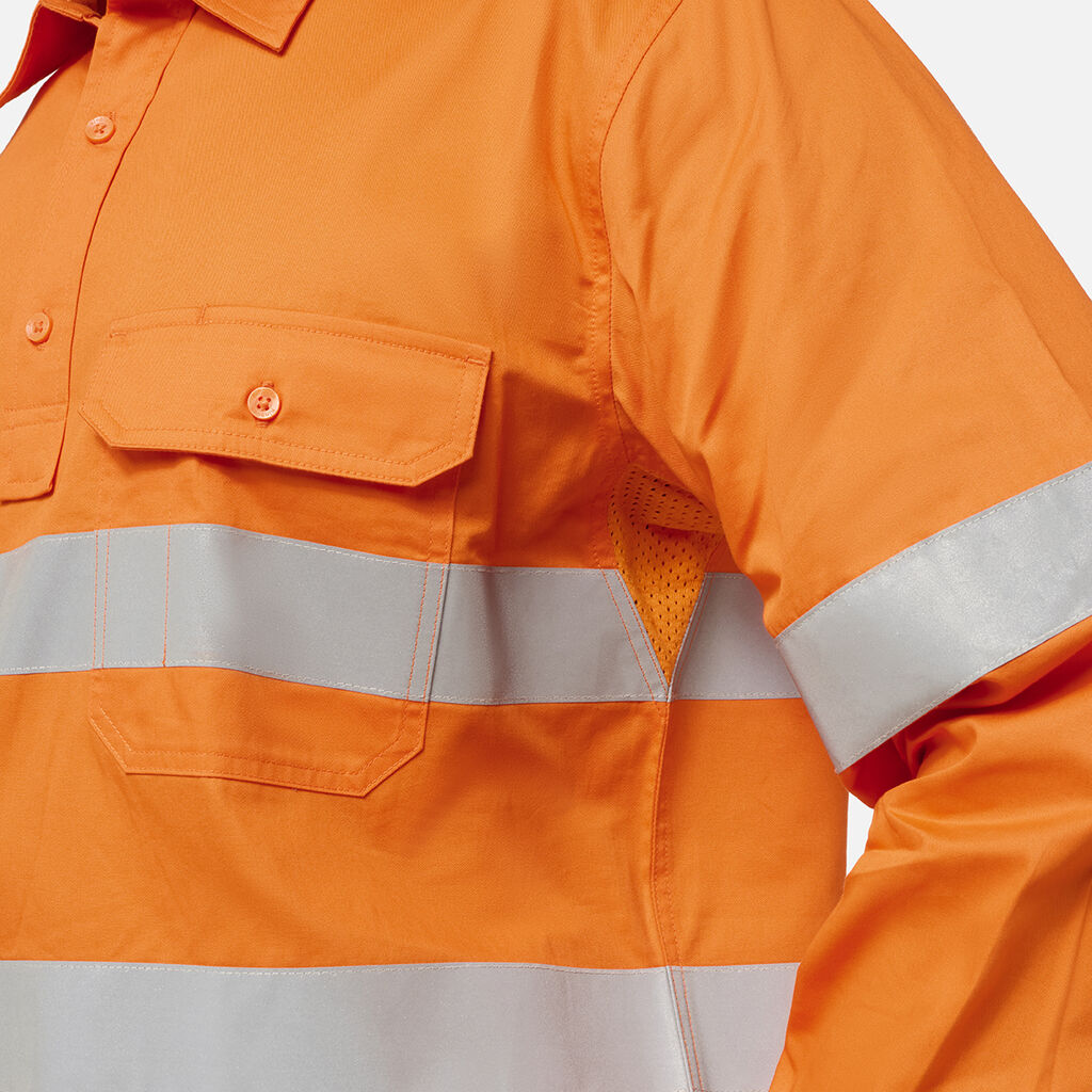 King Gee Originals Hi Vis Closed Front Shirt (K54934)