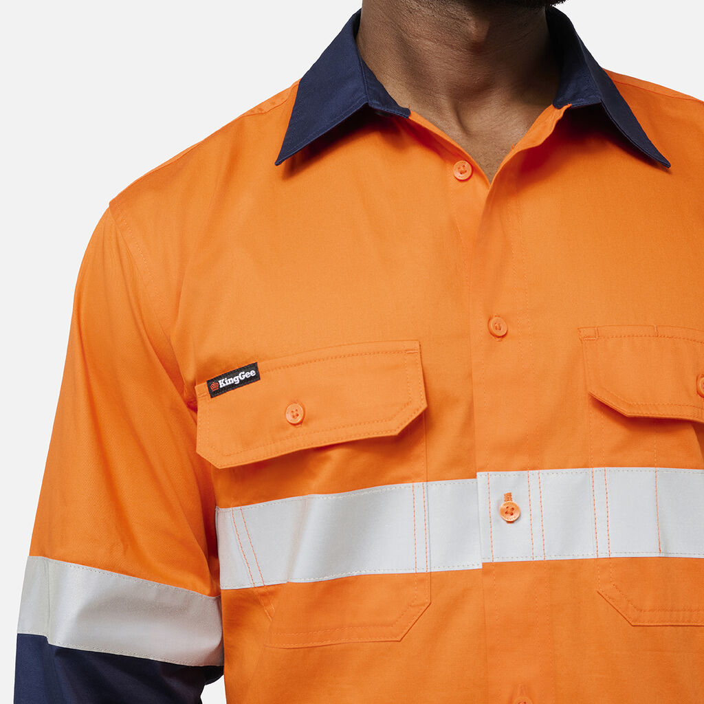 King Gee Originals Vented Spliced Drill Shirt (K54935)