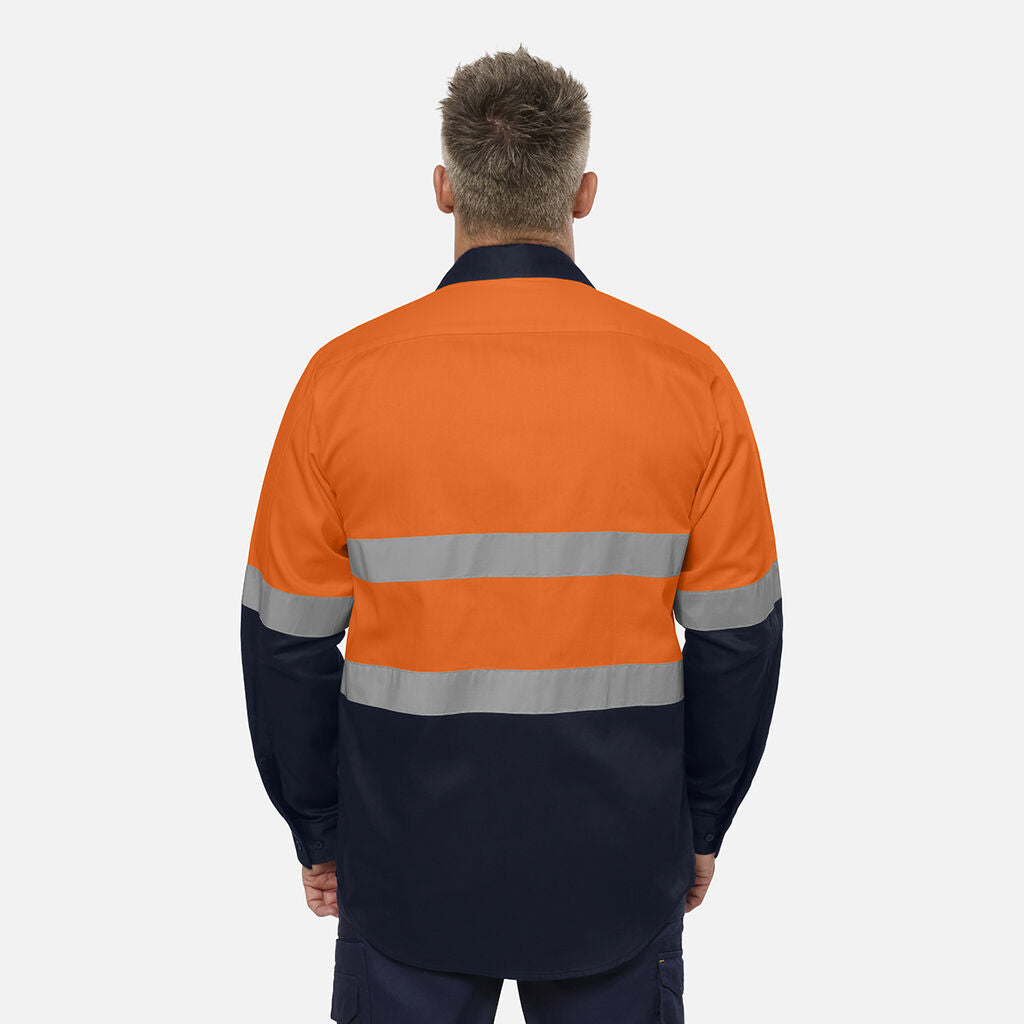 King Gee Originals Reflective Spliced Drill Shirt (K54936)