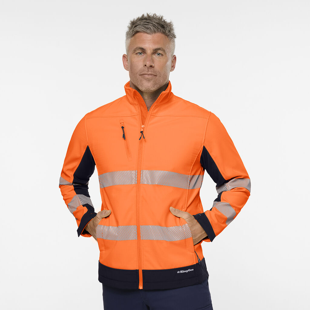 King Gee Originals Softshell Segmented Tape Jacket (K55009)