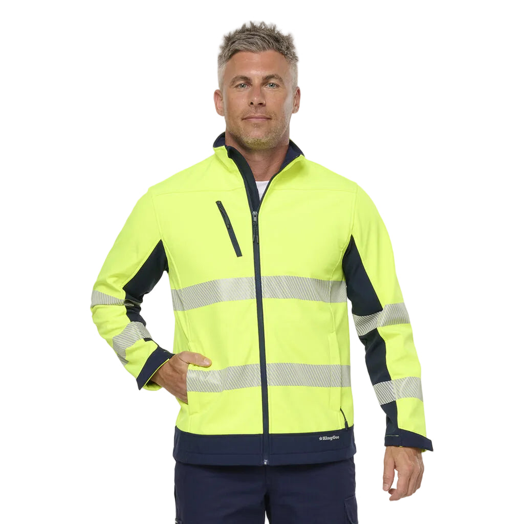 King Gee Originals Softshell Segmented Tape Jacket (K55009)