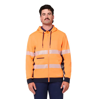 King Gee Originals Hi-Vis Spliced Full Zip Hoodie (K55018)
