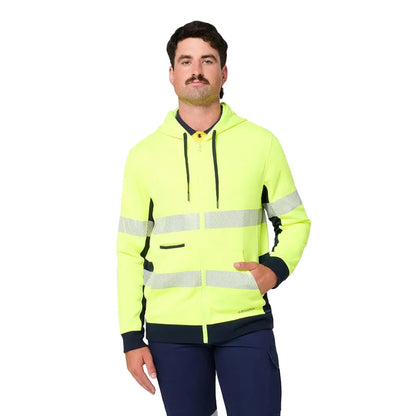 King Gee Originals Hi-Vis Spliced Full Zip Hoodie (K55018)