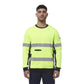 King Gee Reflective Spliced Crew Neck Fleece (K55058)