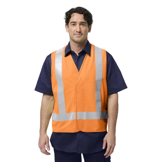 King Gee Originals Hi-Vis Safety X Back Vest (K57003)