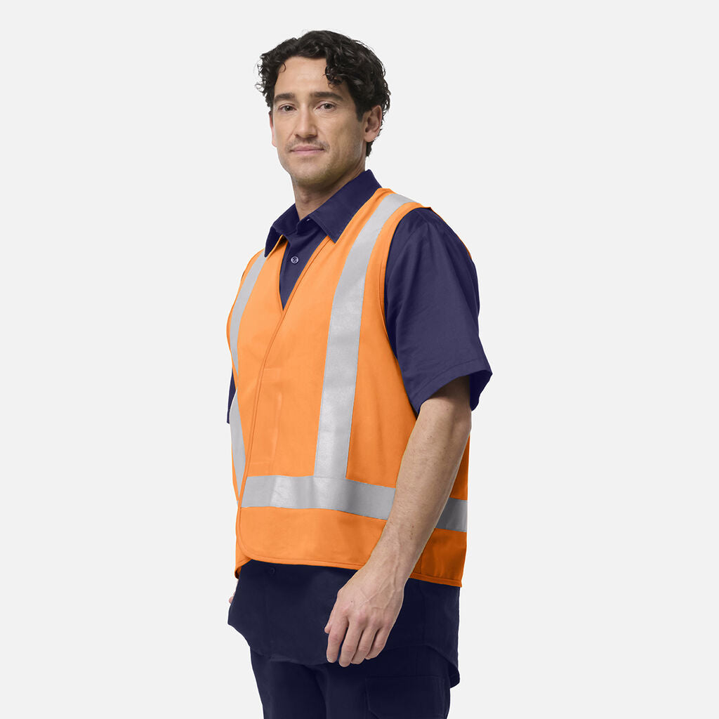King Gee Originals Hi-Vis Safety X Back Vest (K57003)