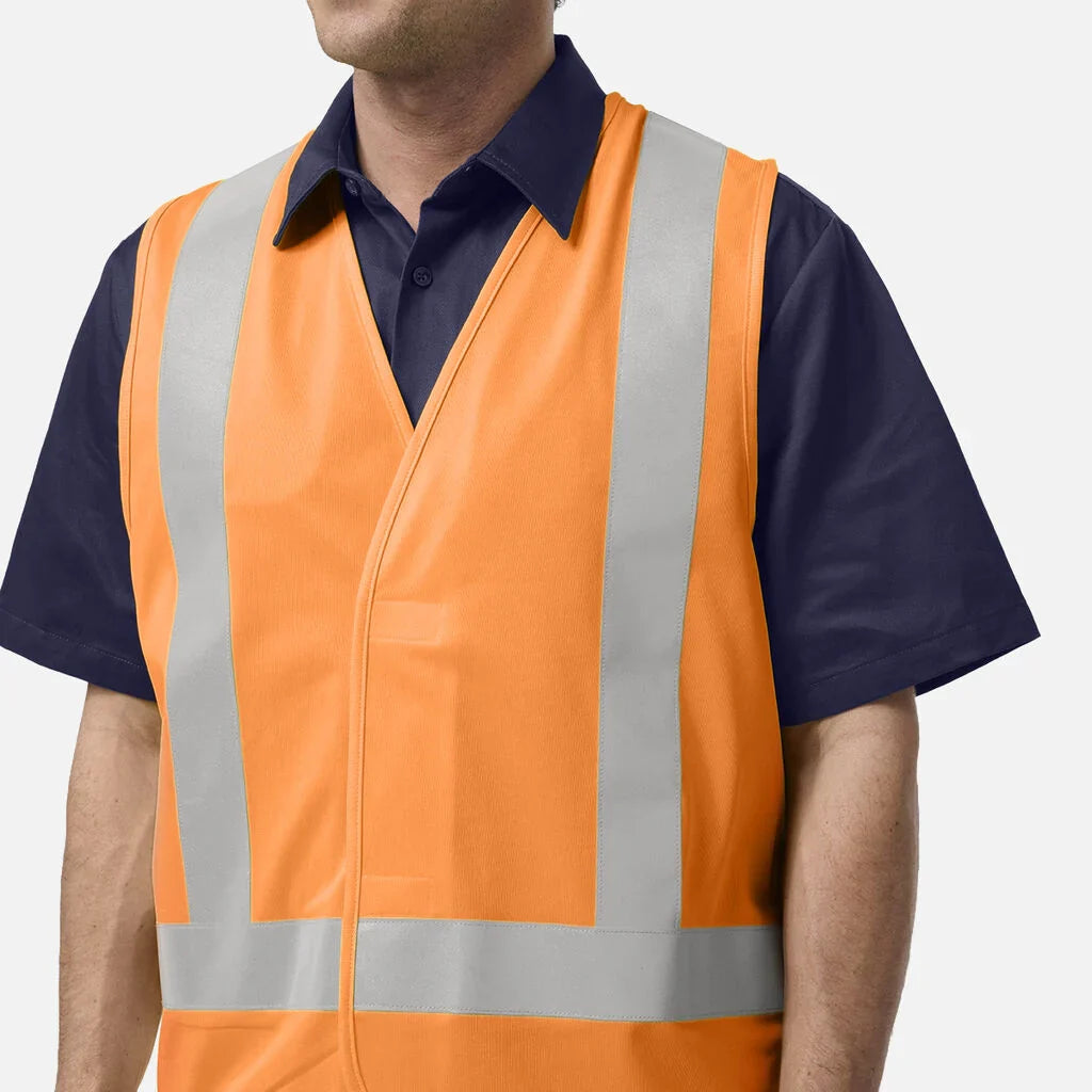 King Gee Originals Hi-Vis Safety X Back Vest (K57003)