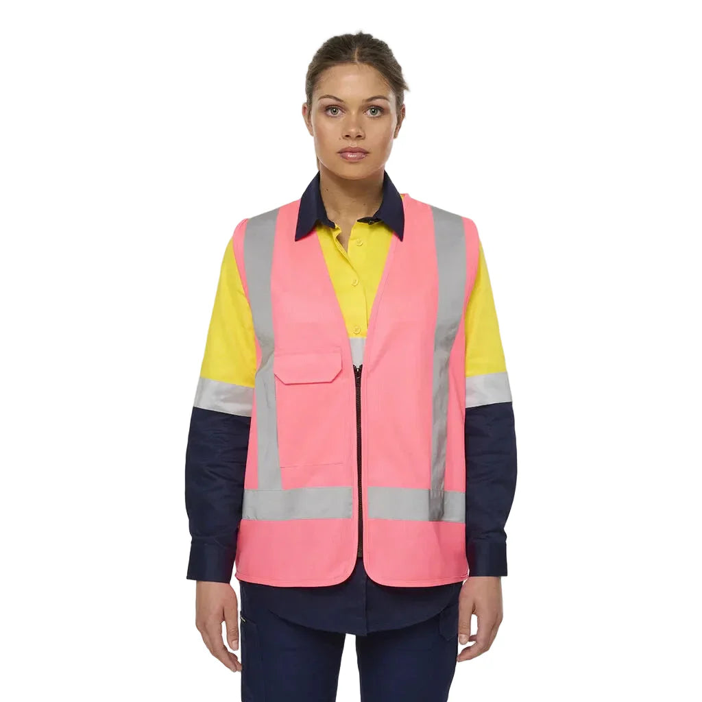 King Gee Originals Hi-Vis Safety X Back Vest (K57003)