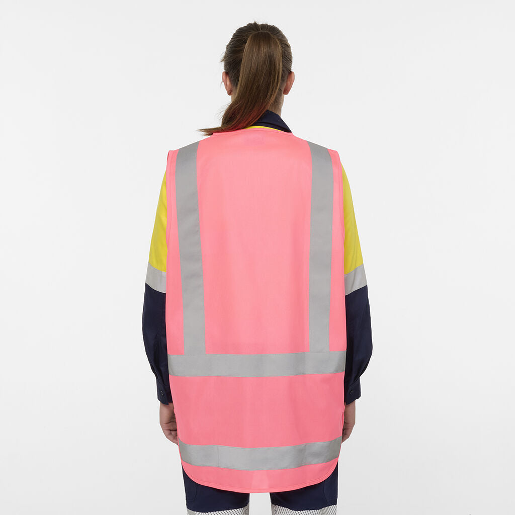 King Gee Originals Hi-Vis Safety X Back Vest (K57003)