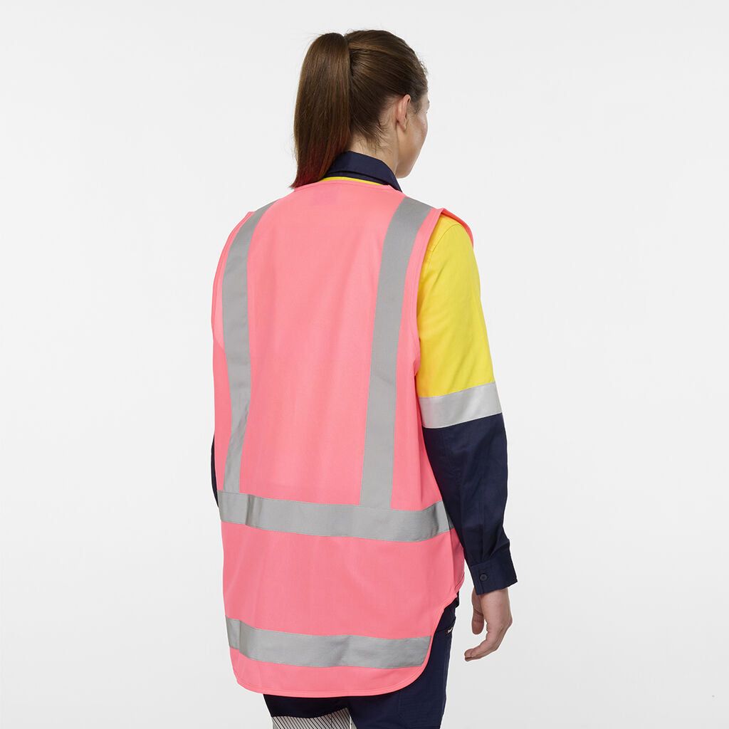 King Gee Originals Hi-Vis Safety X Back Vest (K57003)