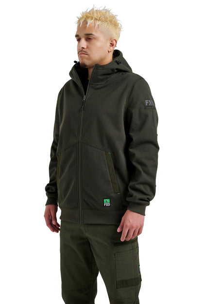 FXD Workwear Bonded 3-layer Membrane Fleece Zip Hoodie (WF3)