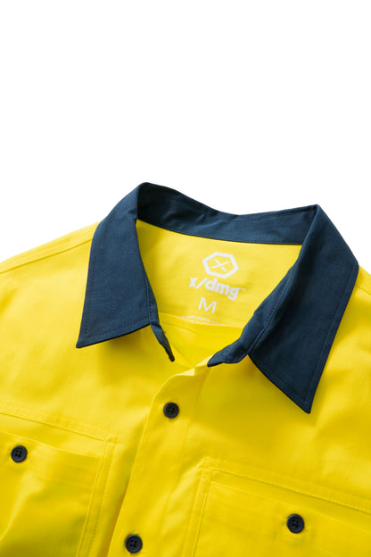XDMG Workwear Tapped Long Sleeve Hi Vis Shirt (ULS-1T)