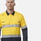 King Gee ShieldTec FR Hi Vis Two Tone Coverall With FR Tape PPE2 (Y00055)