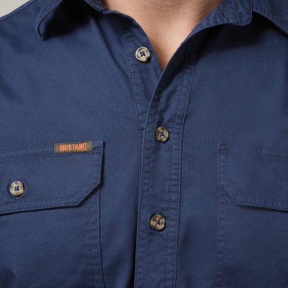 Hard Yakka Mustang Closed Front Work Shirt (Y04004)