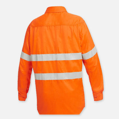 King Gee ShieldTec FR Hi Vis Closed Front Taped Shirt PPE2 (Y04150)