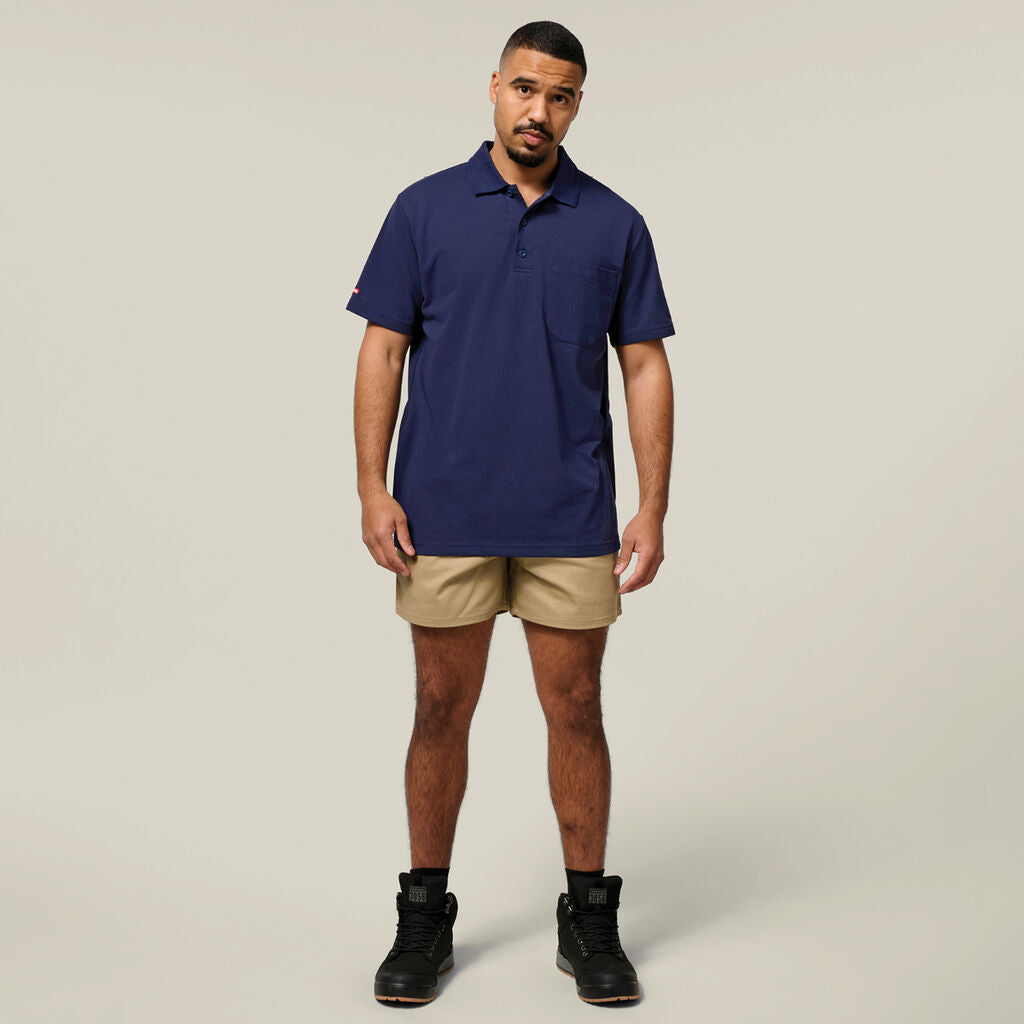 Hard Yakka Relaxed Fit Cotton Drill Short With Side Tabs (Y05340)