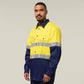 Hard Yakka Hi-Vis 2 Tone Long Sleeve Taped Cotton Drill Shirt (Y07990)