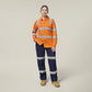 Hard Yakka Women's Core Biomotion Hi-vis Taped Long Sleeve Cross Back (Y08420)