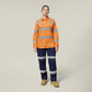 Hard Yakka Women’s Foundations Biomotion Hi-vis Taped Long Sleeve Shirt (Y08421)