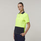 Hard Yakka Women's Short Sleeve Hi Vis Polo (Y08601)