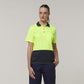 Hard Yakka Women's Short Sleeve Hi Vis Polo (Y08601)