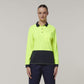Hard Yakka Women's Long Sleeve Hi Vis Polo (Y08603)