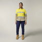Hard Yakka Women's Hi-Vis Lightweight 2 Tone Taped Long Sleeve Shirt (Y08805)