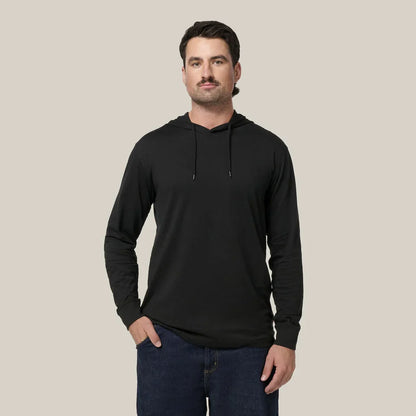 Hard Yakka Heritage Long Sleeve Tee With Hood (Y11244)