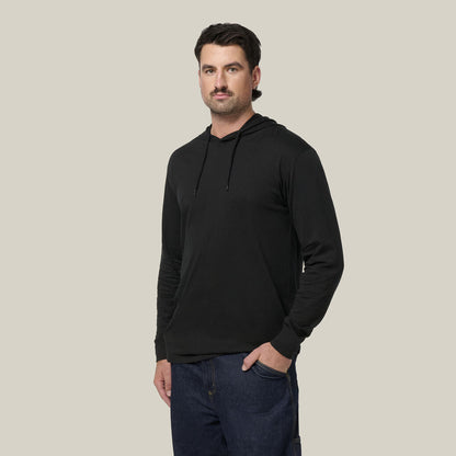 Hard Yakka Heritage Long Sleeve Tee With Hood (Y11244)
