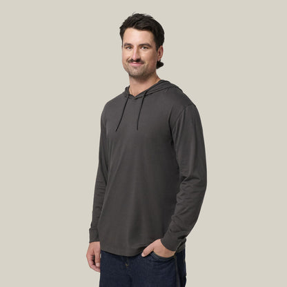 Hard Yakka Heritage Long Sleeve Tee With Hood (Y11244)
