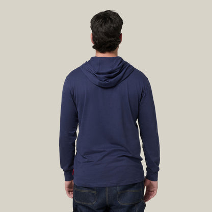 Hard Yakka Heritage Long Sleeve Tee With Hood (Y11244)