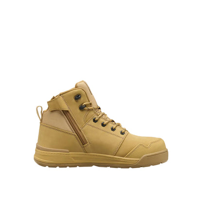 Hard Yakka Evolution Lace Up & Side Zip 5 Inch Steel Toe Safety Boot (Y60122)