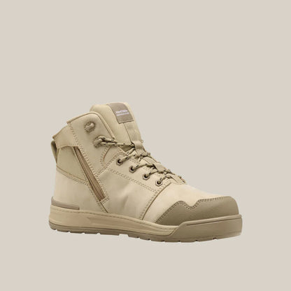 Hard Yakka Evolution Lace Up & Side Zip 5 Inch Steel Toe Safety Boot (Y60124)