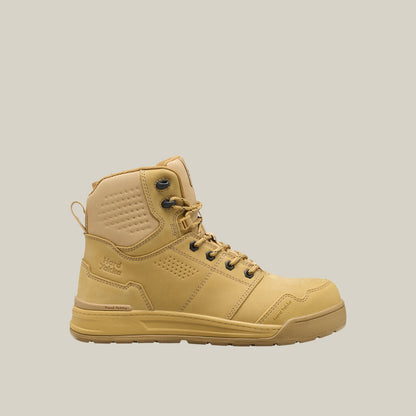 Hard Yakka Evolution Lace Up & Side Zip 6 Inch Steel Toe Safety Boot (Y60137)