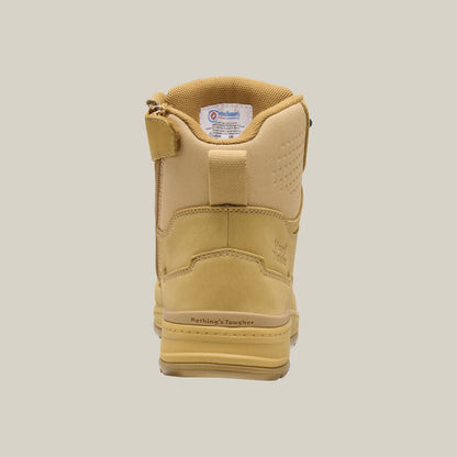 Hard Yakka Evolution Lace Up & Side Zip 6 Inch Steel Toe Safety Boot (Y60137)